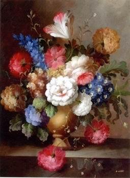 unknow artist Floral, beautiful classical still life of flowers.091 Sweden oil painting art